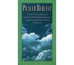 Pew Card-Prayer Request Philippians 4:6  Pack of 50