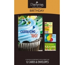 Boxed Cards Birthday, Scriptured Assortment