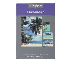 Boxed Cards Encourgement, Scriptured Beach Assortment