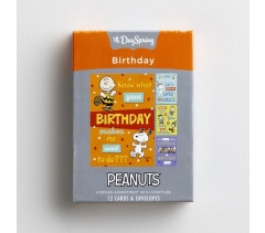 Birthday Boxed Cards, Scriptured Peanuts