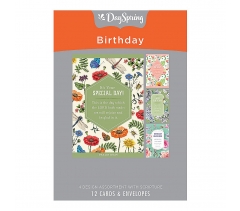 Birthday Boxed Cards, Scriptured, Assorted