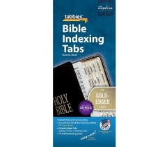 Tabbies, Bible Indexing Tabs, Gold-edged tabs