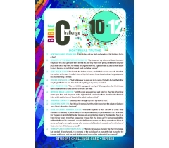 Bible Challenge, 10th-12th Grade Challenge Cards, Series I