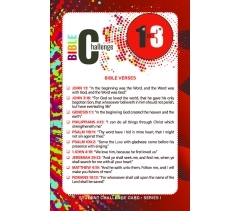 Bible Challenge, 1st-3rd Grade Challenge Cards, Series I