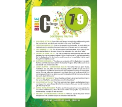 Bible Challenge, 7th-9th Grade Challenge Cards, Series I