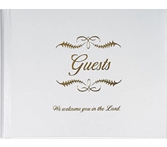Guest Bk-Lord Bless You All Occasion-Wht