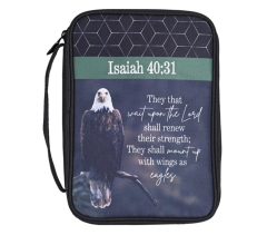 BIBLE COVER EAGLE ISAIAH, LARGE