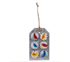 COLORFUL BIRD MAGNETS (6 pc. set)
