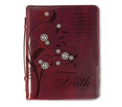 BIBLE COVER BRN TREE OF FAITH MEDIUM
