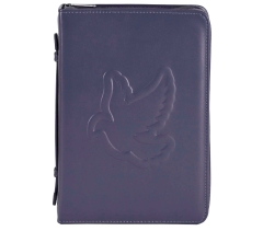 BIBLE COVER DOVE GRAY XL