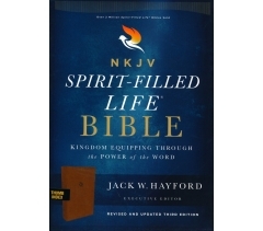 NKJV, Spriit Filled Life Bible, Third Edition, Imitation Leather, Brown, Indexed