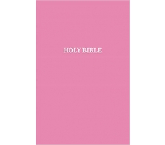 KJV, Gift and Award Bible,  Leatherflex, Pink