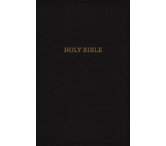 KJV, Thinline Deluxe Reference Bible, Imitation Leather, Black