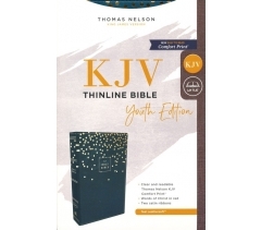 KJV, Thinline Bible Youth Edition , Leathersoft, Blue