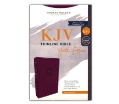 KJV, Thinline Bible Youth Edition, Leathersoft, Berry