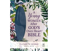 NLT, A Young Woman After Gods Own Heart, Soft Leather, Denim