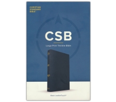 CSB, Thinline Bible, Imitation Leather, Black, Large Print