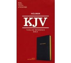 KJV, Thinline Reference Bible, Imitation Leather, Black