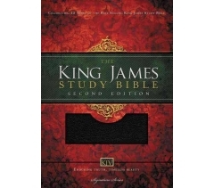 KJV, Study Bible, Bonded Leather, Black