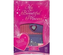 NLT, My Beautiful Princess Bible for Girl's, Imitation Leather, Pink/Purple