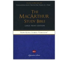 NKJV, MacArthur Study Bible, Hardcover, Large Print