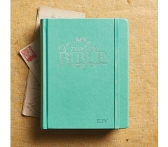 KJV, My Creative Journaling Bible, Hardcover, Teal