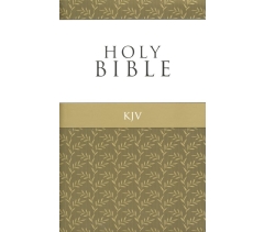 KJV, Outreach Holy Bible, Paperback, Antique Gold Olive Branch