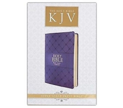 KJV, Holy Bible, Imitation Leather, Purple, Super Giant Print