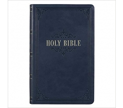 KJV, Holy Bible, Faux Leather, Blue, Giant Print, Indexed