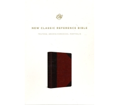 ESV, Reference Bible, Imitation Leather, Brown/Cordovan, Portfolio Design