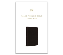 ESV, Value Thineline Bible, Imitation Leather, Black