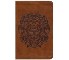 ESV, Thinline Bible, Imitation Leather, TruTone Brown, Royal Lion