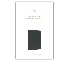 ESV, Compact Bible, Imitation Leather, TruTone Black, Large Print