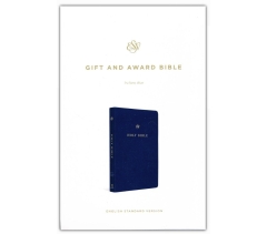 ESV, Gift and Award Bible, Imitation Leather, Blue