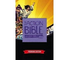 ESV, The Action Study Bible, Imitation Leather, Lavender