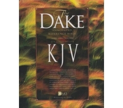 KJV, Dake Annotated Reference Bible, Bonded Leather, Black, Large Note Edition