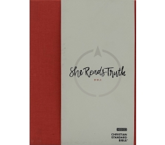 CSB, She Reads Truth Bible, Poppy Linen-Over-Board (Indexed)