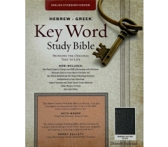 ESV, Hebrew-Greek Key Word Study Bible, Black Bonded Leather