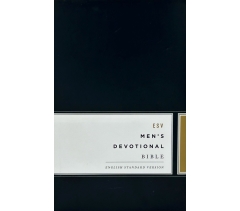 ESV, Men's Devotional Bible, Black Hardback Cover