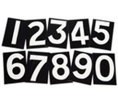 NUMBERS ONLY HYMN  BOARD ( SET OF 3)