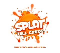 Sunday School SPLAT 1st & 2nd GRADE TELL CARDS, Spring 2025