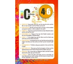 Bible Challenge, 4th-6th Grade Challenge Cards, Series I