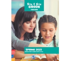 Sunday School SPLAT 5th & 6th GRADE TEACHER LEAFLETS, Spring 2022
