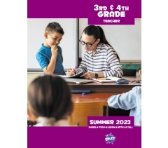 Sunday School SPLAT 3rd & 4th GRADE TEACHER LEAFLETS, Summer 2023