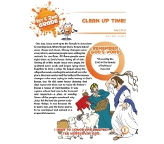 Sunday School SPLAT 1st & 2nd Grade Student Leaflets, Summer 2025