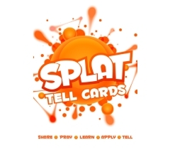 Sunday School SPLAT 1st & 2nd Grade Tell Cards, Summer 2025