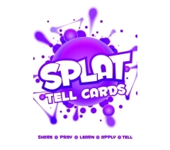 Sunday School SPLAT 3rd & 4th Grade Tell Cards, Summer 2025