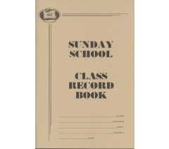Sunday School Class Record Book A652