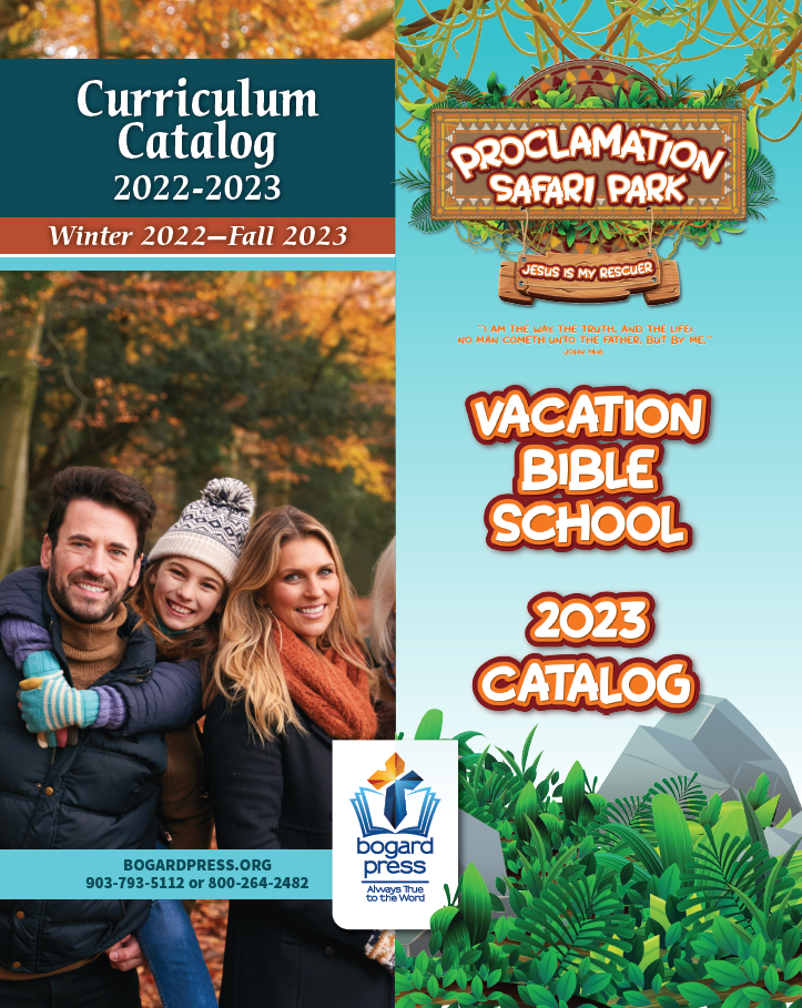 youth, children's and adult ministry curriculum catalog by Bogard Press