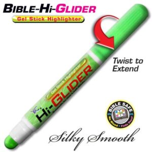 Bible-Hi-Gliger Gel Stick Green